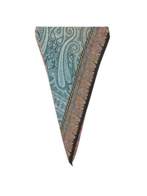 Pierre-Louis Mascia paisley-print scarf Blue ALOEUW65X120LMF