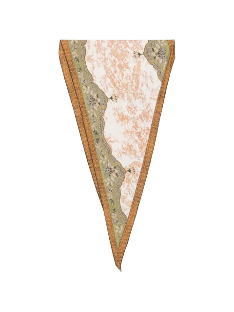 Pierre-Louis Mascia floral-print scarf Neutrals ALOEUW65X120LMF