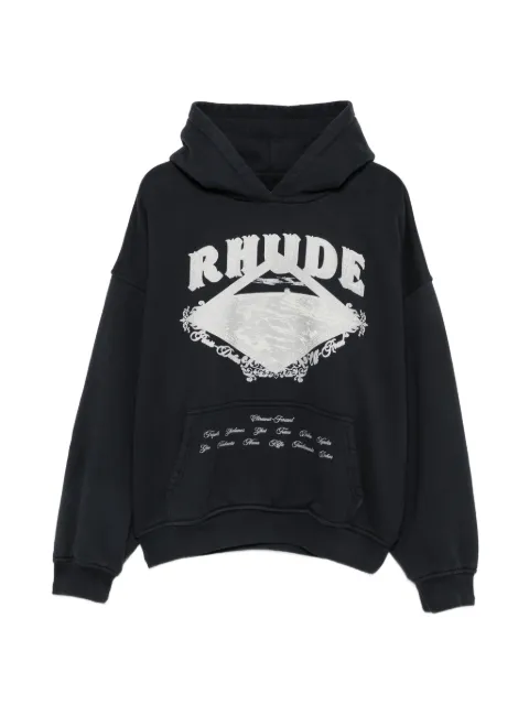 RHUDE Dakar convoy hoodie Black RHFW26HO08012