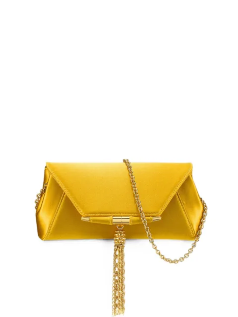 Tyler Ellis small Piper tassel-detail clutch bag Yellow T92TSA701O