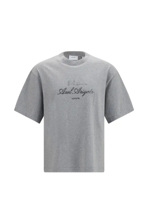 Axel Arigato logo-print cotton T-shirt Grey A4412001