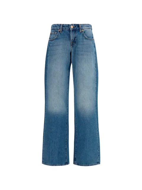 7 For All Mankind low-rise straight-leg jeans Blue 7UD70E52