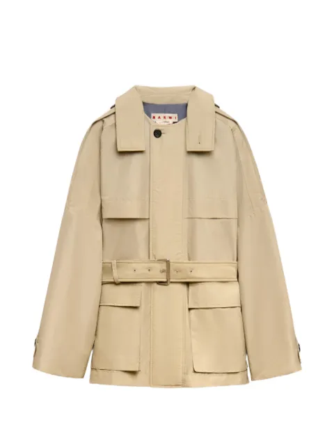 Marni belted coat Neutrals JUMU0229U0UTN942