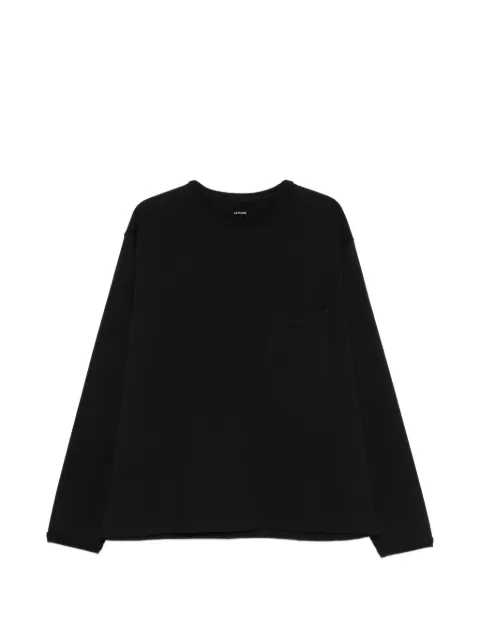 LEMAIRE chest-pocket sweatshirt Black TS0045LJ1073