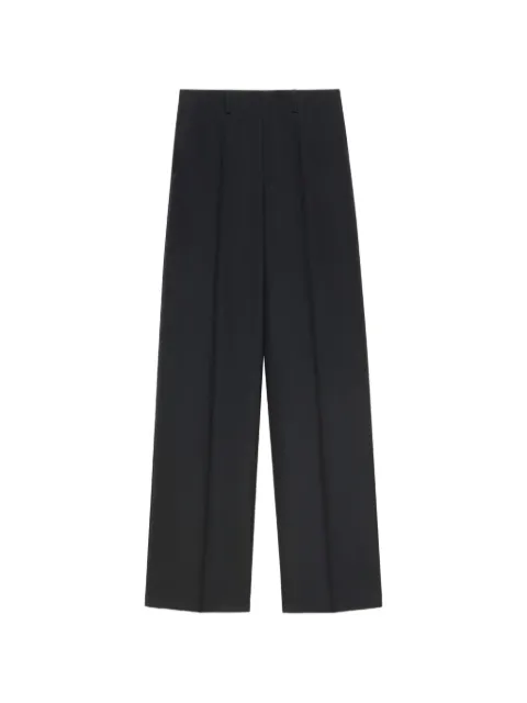 Marni black wool wide-leg trousers Black PAMA0663A0UTWA55