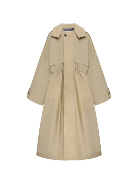 Marni storm-flap buttoned coat Neutrals JKMA0415U0UTN942