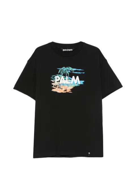 Palm Angels short-sleeves T-shirt Black PAMAA001JR0041084