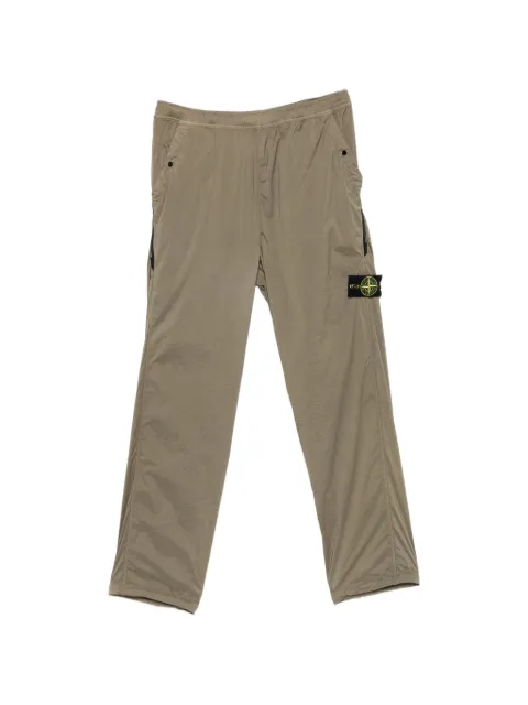 Stone Island Compass-motif track pants Green L2S153100017S0474