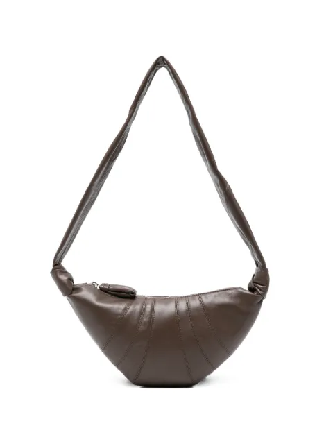 LEMAIRE small Croissant panelled shoulder bag Brown BG0003LL095