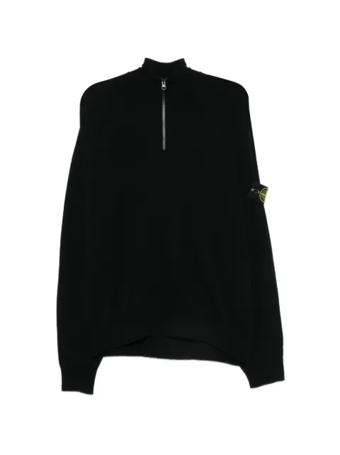 Stone Island quarter-zip sweater Black L2S155100008S00A1