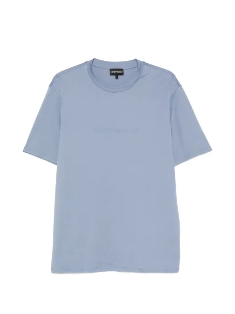 Emporio Armani logo-print crew-neck T-shirt Blue EM004583AF13669