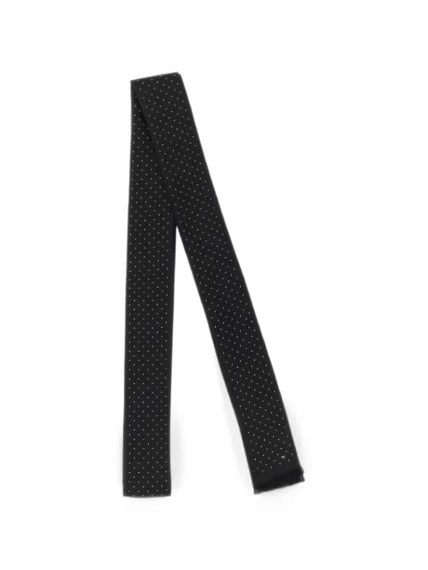 TOM FORD polka-dot scarf Black SSE031S0312