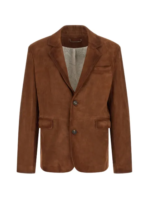 Golden Goose Robyn suede blazer Brown GMP02785P002658