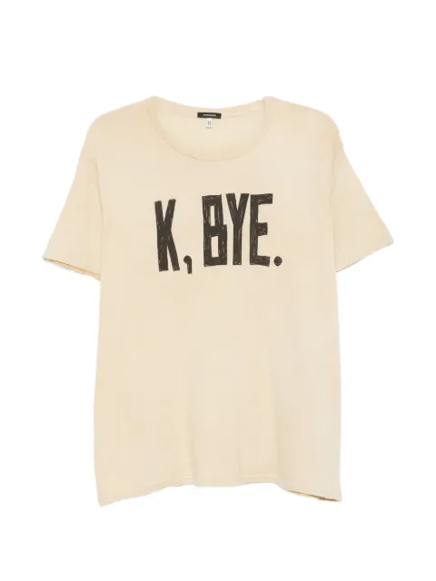 R13 K Bye Boy T-shirt Neutrals R13WK001157BO