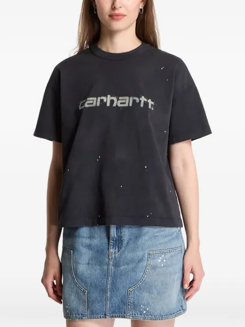 Carhartt WIP Painter splatter-effect logo-print T-shirt Black I03684889EJ