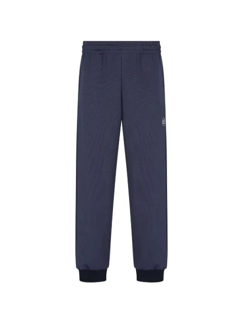 Ea7 Emporio Armani logo-print elasticated-waist track pants Blue 7M000850AF16253