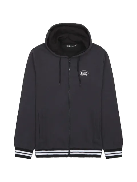 Ea7 Emporio Armani zip-up hoodie Black 7M000849AF16253