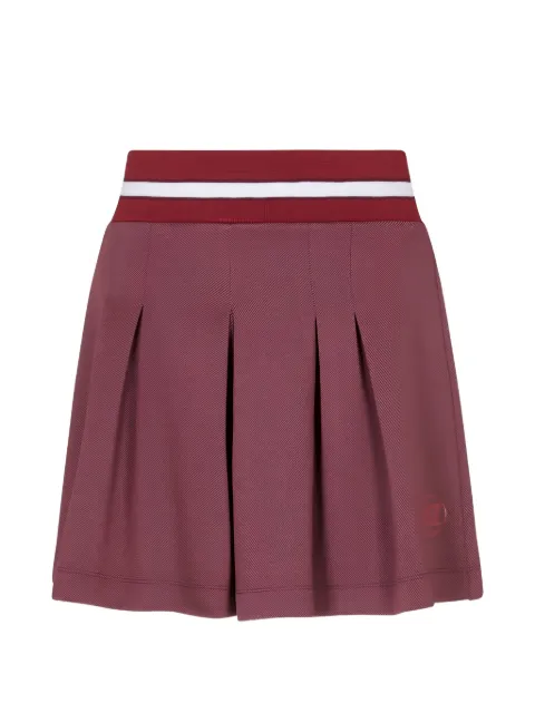 Ea7 Emporio Armani pleated logo-print mini skirt Red 7W000573AF16253