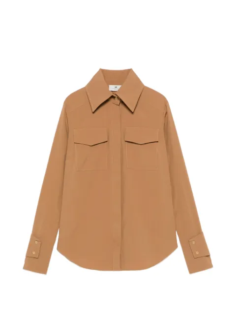 Elisabetta Franchi cotton shirt with pockets Neutrals CA17466E2
