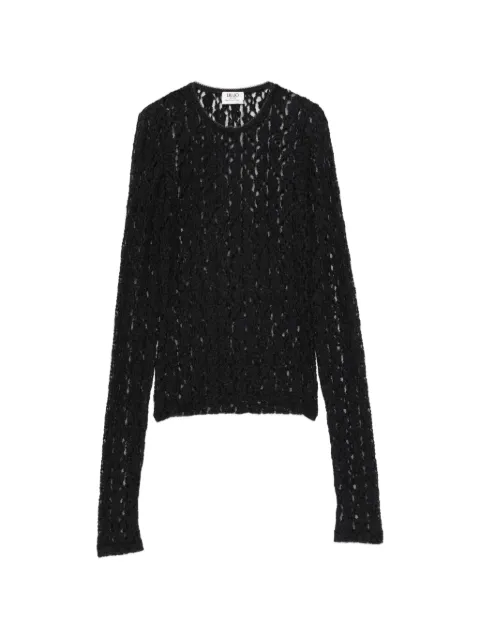 LIU JO lace long-sleeve T-shirt Black WF6143J397522222
