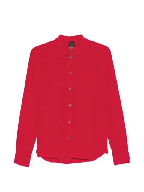 PINKO Crackers silk shirt Red 105593A3L1
