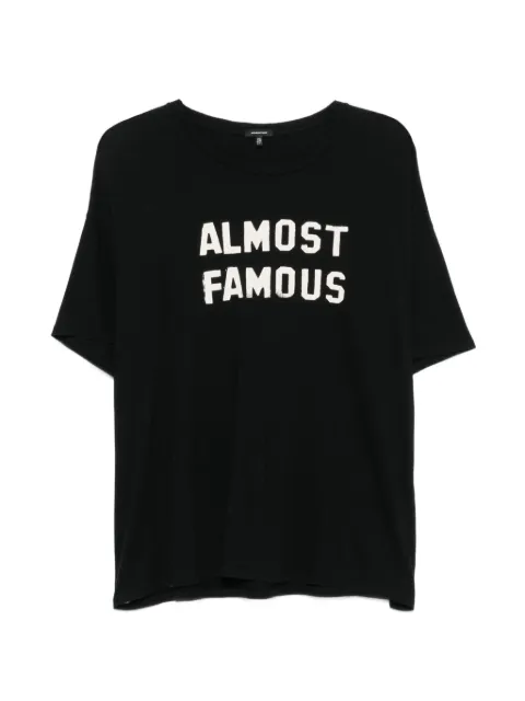 R13 slogan-print T-shirt Black R13WK141K161A