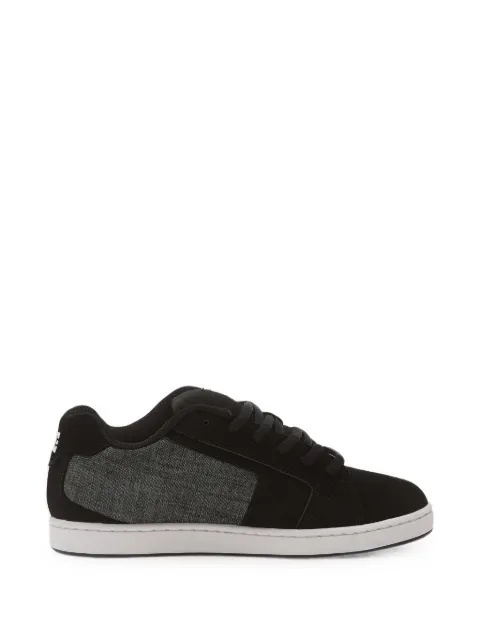 DC Shoes Net logo-patch panelled sneakers Black 3023611AB