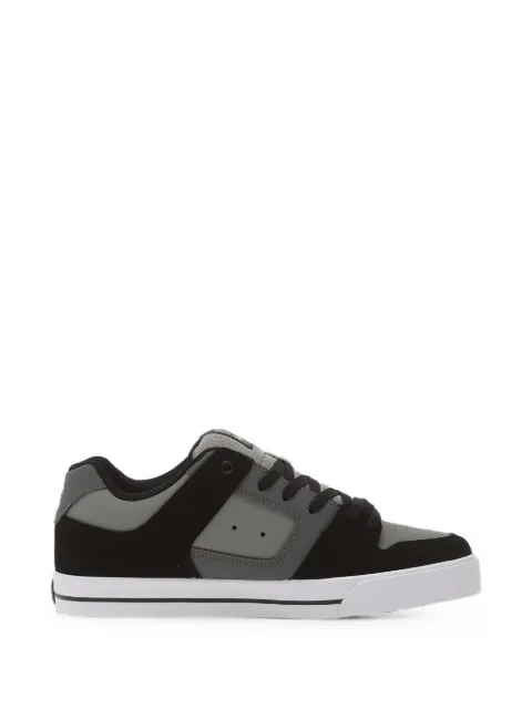 DC Shoes Pure logo-patch panelled sneakers Grey DC01782008