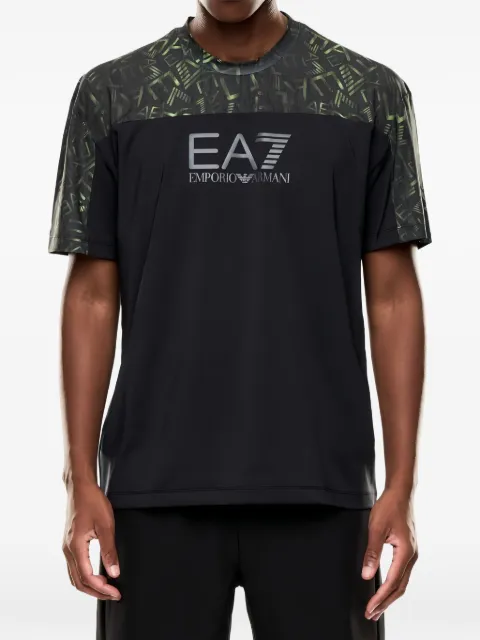 Ea7 Emporio Armani logo-print short-sleeve T-shirt Black 7M000636AF17770