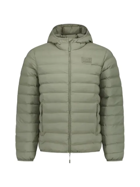 Ea7 Emporio Armani hooded quilted jacket Green 7M000686AF15953