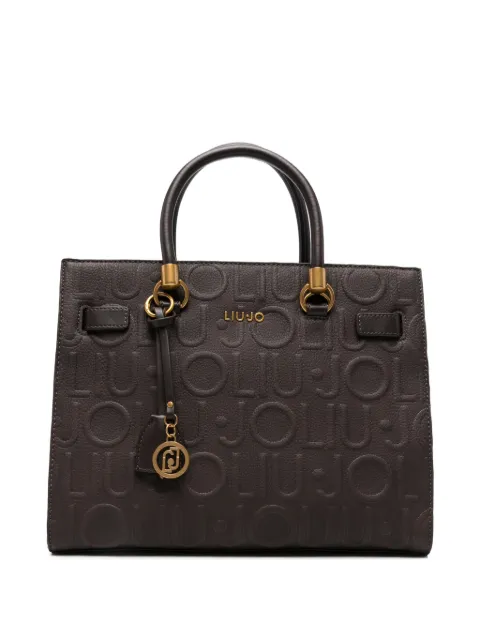 LIU JO logo-embossed tote bag Brown AF6086E1139