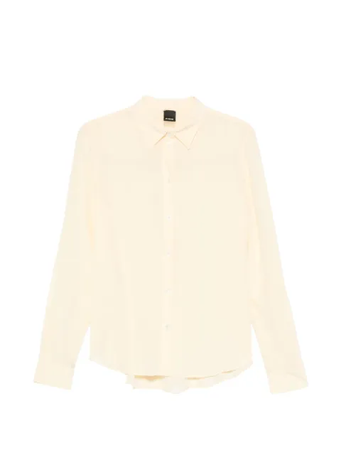 PINKO Crackers silk shirt Yellow 105593A3L1