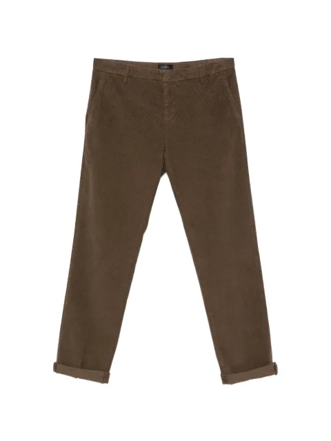 DONDUP corduroy-effect straight-leg jeans Brown UP688VS0028UPT0