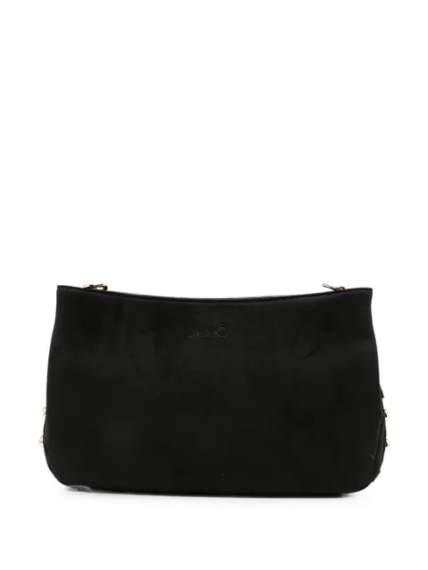 LIU JO debossed-logo clutch bag Black AF6033T711A
