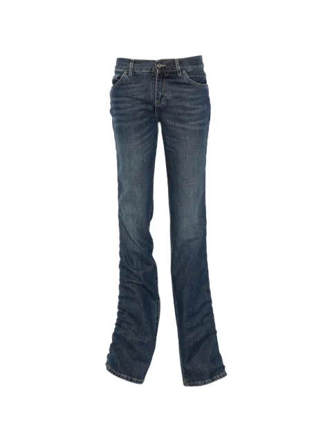 LIU JO x Elodie whiskered ruched jeans Blue UF6516D0398