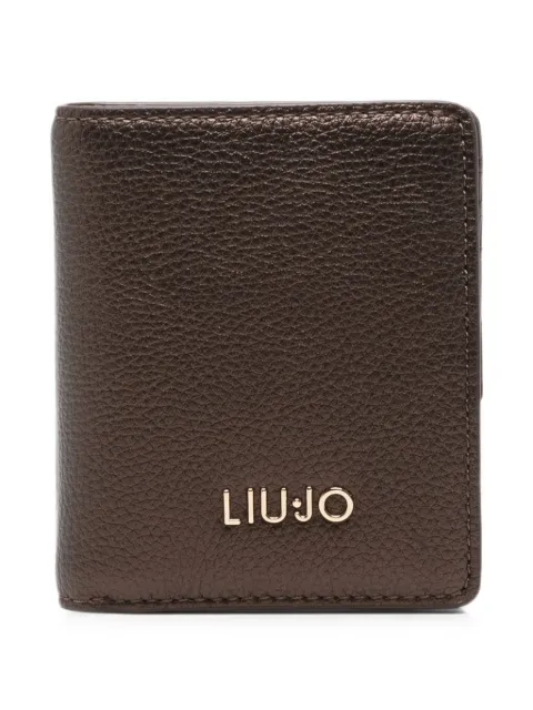 LIU JO logo-plaque wallet Brown AF6177E1019