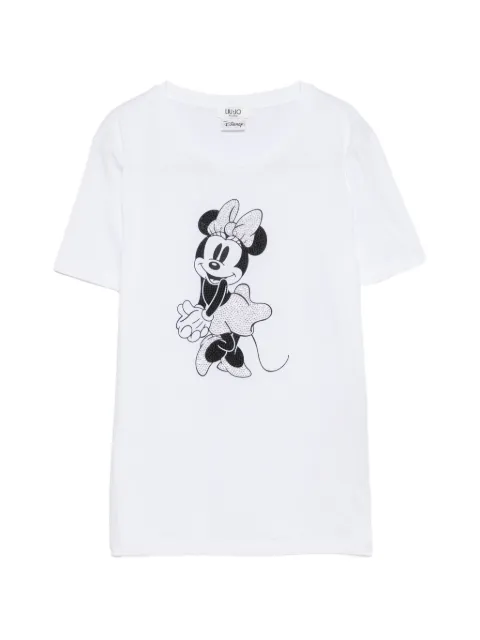 LIU JO x Disney rhinestone-embellished T-shirt White WF6441JS904