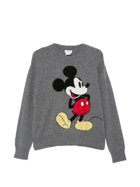LIU JO x Disney Mickey Mouse crystal-embellished sweater Grey WF6455MS009