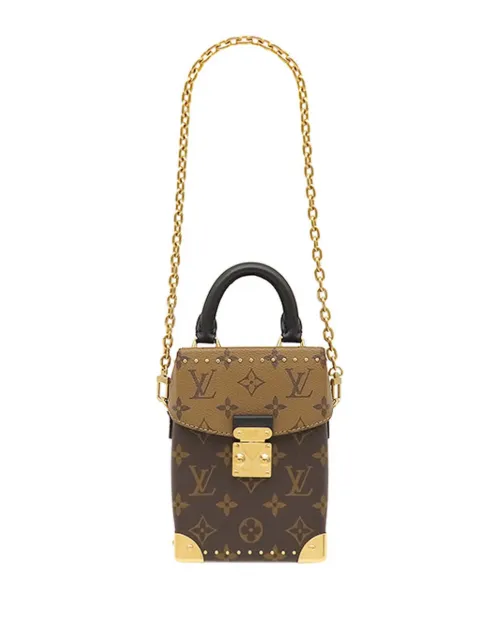Louis Vuitton Pre-Owned 2023-2025 Monogram Reverse Camera Box satchel Brown QXI52AHKKTO8GHP0