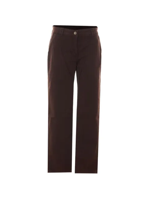 LIU JO logo-embroidered straight-leg jeans Brown WF6128T708A91106