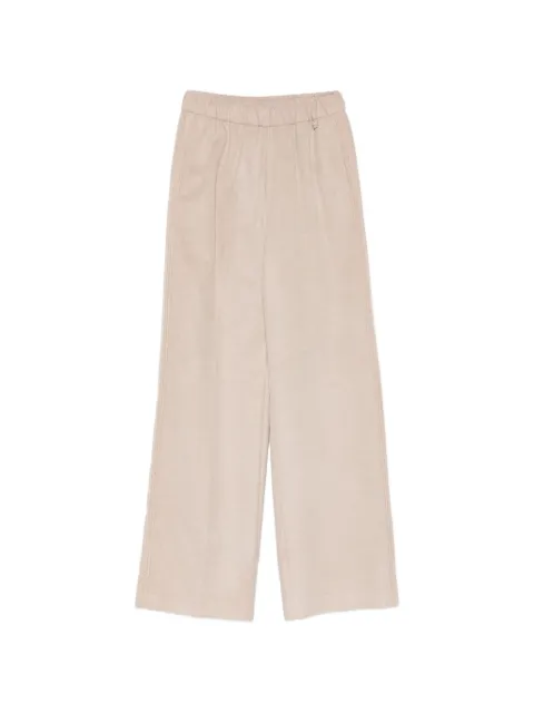 Herno elasticated-waist trousers Neutrals PT00058DR12934