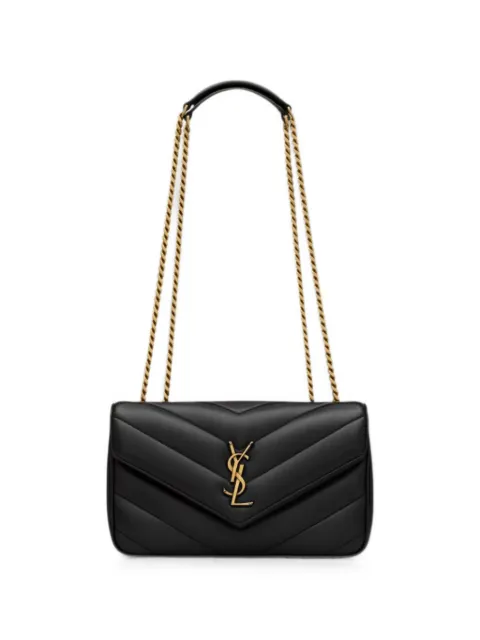 Saint Laurent small Loulou quilted leather shoulder bag Black 871618PCEXAAEAX
