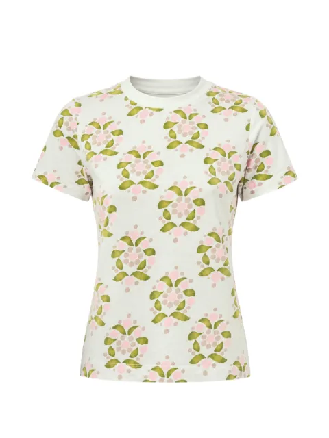 Cynthia Rowley floral-print T-shirt Neutrals 26S1TP24CO