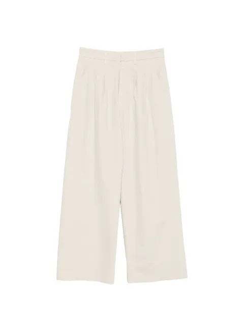 DONDUP wide-leg trousers White DP843GSE043DPTDDD
