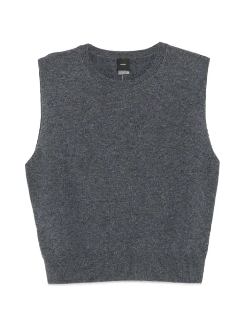 PINKO knit sleeveless sweater Grey 107474A3G1