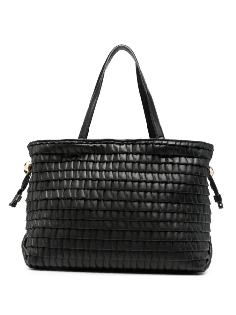 LIU JO large drawstring-detail tote bag Black AF6098E1169