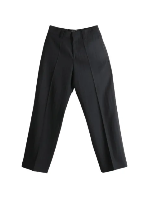 Enfants Riches Déprimés pinstripe-pattern cropped trousers Black 060323BLACKSTRIPE
