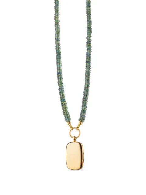 MONICA RICH KOSANN Britt sapphire locket necklace Gold CH41852