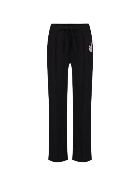 Iceberg logo-patch drawstring track pants Black 26EJ2P0B12163299000