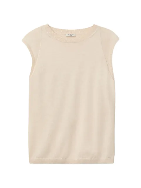 Lafayette 148 raglan-sleeve crew-neck top Neutrals MWFB6RKKG2